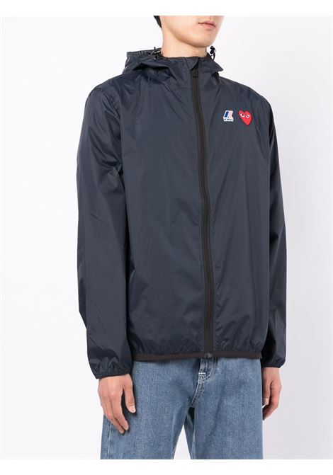 k way play unisex navy COMME DES GARÇONS PLAY | AZ-J501-0511